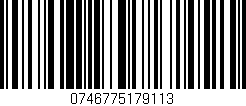 Código de barras (EAN, GTIN, SKU, ISBN): '0746775179113'