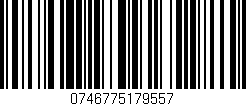 Código de barras (EAN, GTIN, SKU, ISBN): '0746775179557'