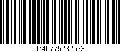 Código de barras (EAN, GTIN, SKU, ISBN): '0746775232573'