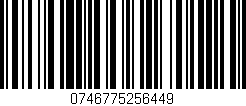 Código de barras (EAN, GTIN, SKU, ISBN): '0746775256449'
