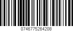 Código de barras (EAN, GTIN, SKU, ISBN): '0746775264208'