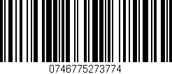 Código de barras (EAN, GTIN, SKU, ISBN): '0746775273774'