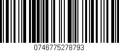 Código de barras (EAN, GTIN, SKU, ISBN): '0746775278793'