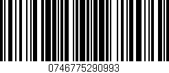 Código de barras (EAN, GTIN, SKU, ISBN): '0746775290993'