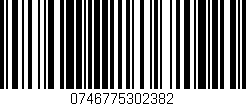 Código de barras (EAN, GTIN, SKU, ISBN): '0746775302382'