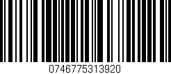 Código de barras (EAN, GTIN, SKU, ISBN): '0746775313920'