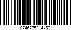 Código de barras (EAN, GTIN, SKU, ISBN): '0746775314453'