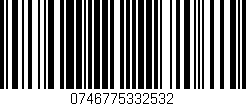 Código de barras (EAN, GTIN, SKU, ISBN): '0746775332532'