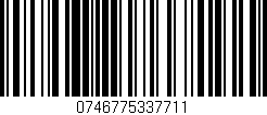 Código de barras (EAN, GTIN, SKU, ISBN): '0746775337711'