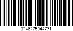 Código de barras (EAN, GTIN, SKU, ISBN): '0746775344771'