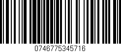 Código de barras (EAN, GTIN, SKU, ISBN): '0746775345716'