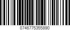 Código de barras (EAN, GTIN, SKU, ISBN): '0746775355890'