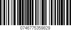 Código de barras (EAN, GTIN, SKU, ISBN): '0746775359829'