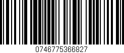 Código de barras (EAN, GTIN, SKU, ISBN): '0746775366827'