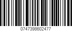 Código de barras (EAN, GTIN, SKU, ISBN): '0747398602477'