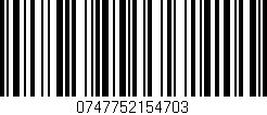 Código de barras (EAN, GTIN, SKU, ISBN): '0747752154703'