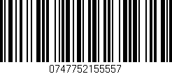 Código de barras (EAN, GTIN, SKU, ISBN): '0747752155557'
