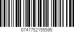 Código de barras (EAN, GTIN, SKU, ISBN): '0747752155595'