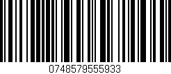 Código de barras (EAN, GTIN, SKU, ISBN): '0748579555933'