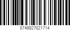 Código de barras (EAN, GTIN, SKU, ISBN): '0748927021714'