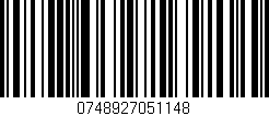 Código de barras (EAN, GTIN, SKU, ISBN): '0748927051148'