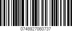 Código de barras (EAN, GTIN, SKU, ISBN): '0748927060737'