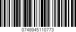 Código de barras (EAN, GTIN, SKU, ISBN): '0748945110773'