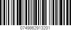 Código de barras (EAN, GTIN, SKU, ISBN): '0749862913201'