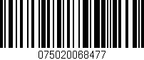 Código de barras (EAN, GTIN, SKU, ISBN): '075020068477'