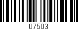 Código de barras (EAN, GTIN, SKU, ISBN): '07503'