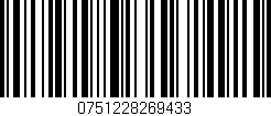 Código de barras (EAN, GTIN, SKU, ISBN): '0751228269433'