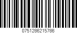 Código de barras (EAN, GTIN, SKU, ISBN): '0751286215786'