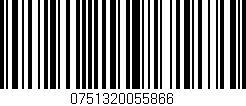 Código de barras (EAN, GTIN, SKU, ISBN): '0751320055866'