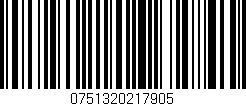 Código de barras (EAN, GTIN, SKU, ISBN): '0751320217905'