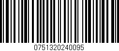 Código de barras (EAN, GTIN, SKU, ISBN): '0751320240095'