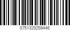 Código de barras (EAN, GTIN, SKU, ISBN): '0751320259448'