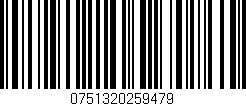 Código de barras (EAN, GTIN, SKU, ISBN): '0751320259479'