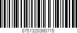 Código de barras (EAN, GTIN, SKU, ISBN): '0751320380715'
