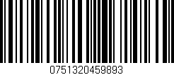 Código de barras (EAN, GTIN, SKU, ISBN): '0751320459893'