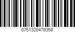 Código de barras (EAN, GTIN, SKU, ISBN): '0751320479358'