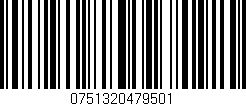 Código de barras (EAN, GTIN, SKU, ISBN): '0751320479501'