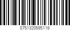 Código de barras (EAN, GTIN, SKU, ISBN): '0751320595119'