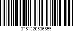Código de barras (EAN, GTIN, SKU, ISBN): '0751320606655'