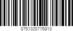 Código de barras (EAN, GTIN, SKU, ISBN): '0751320715913'