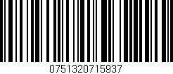 Código de barras (EAN, GTIN, SKU, ISBN): '0751320715937'
