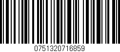 Código de barras (EAN, GTIN, SKU, ISBN): '0751320716859'
