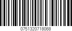 Código de barras (EAN, GTIN, SKU, ISBN): '0751320718068'