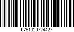 Código de barras (EAN, GTIN, SKU, ISBN): '0751320724427'