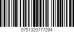 Código de barras (EAN, GTIN, SKU, ISBN): '0751320777294'