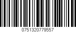 Código de barras (EAN, GTIN, SKU, ISBN): '0751320779557'